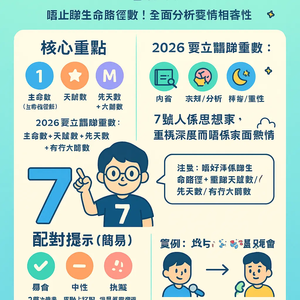 生命靈數配對 - 7號人