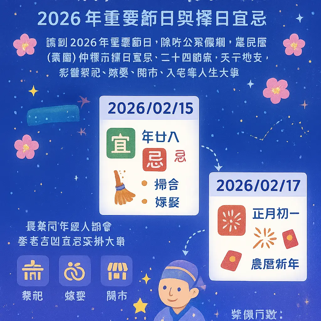 農民曆 - 紫微鬥數